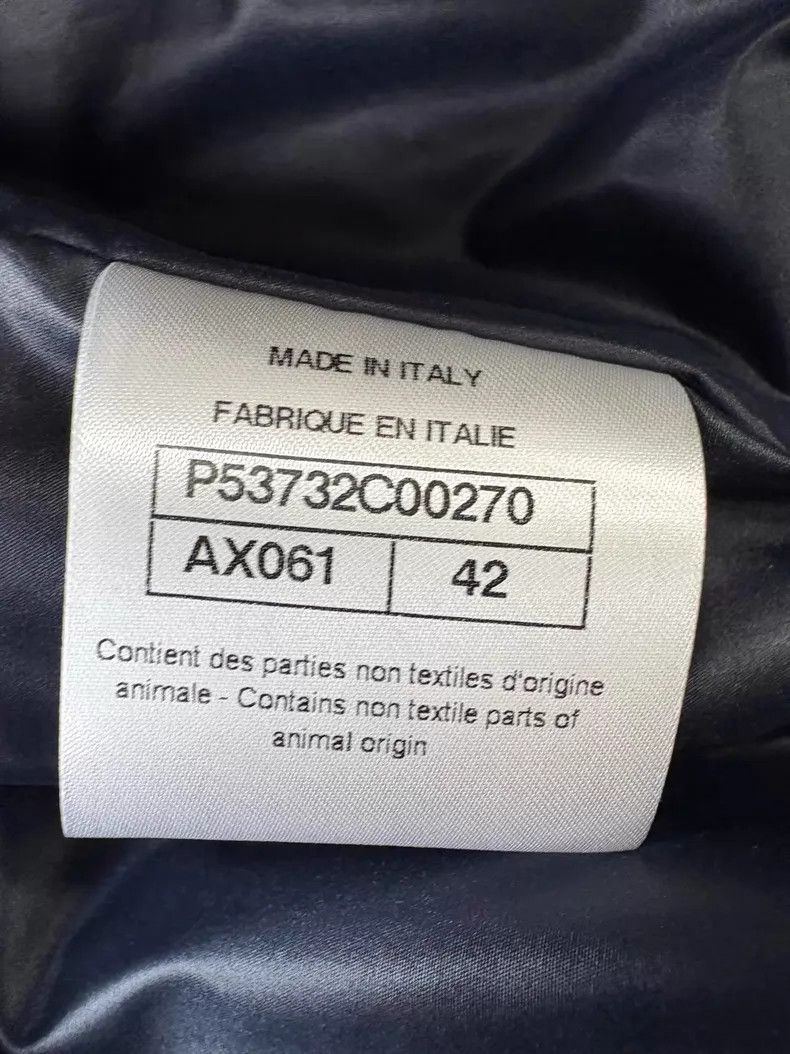 Chanel Chanel Silver Wrinkled Pilot Jacket F42- DMC Size US M / EU 48-50 / 2 - 8 Thumbnail