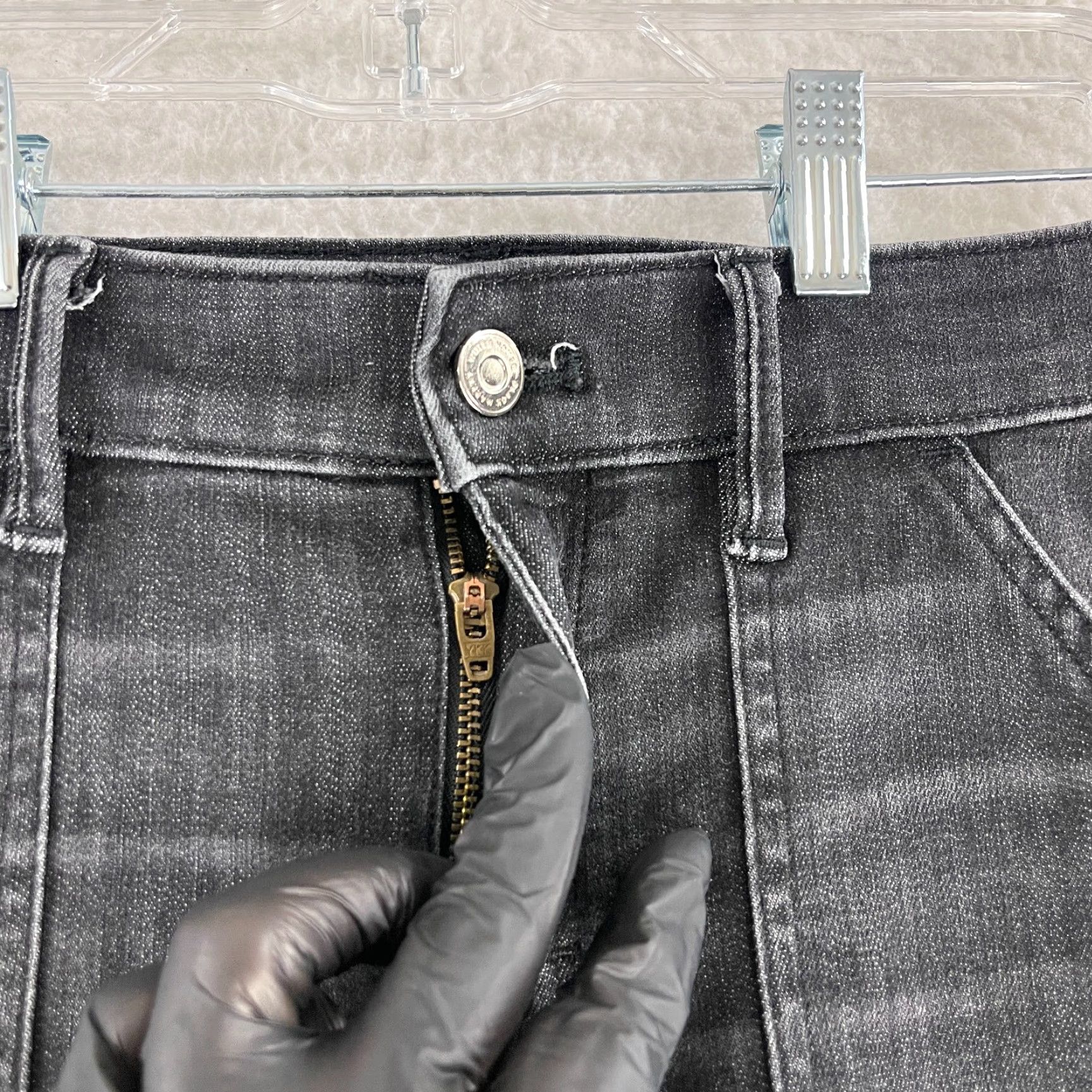 White House Black Market White House Black Market Jeans Straight Crop Womens Size 6 Tall Black Denim Mid-Rise 90s City Preppy Boys Mens Womens Size 28" / US 6 / IT 42 - 5 Thumbnail