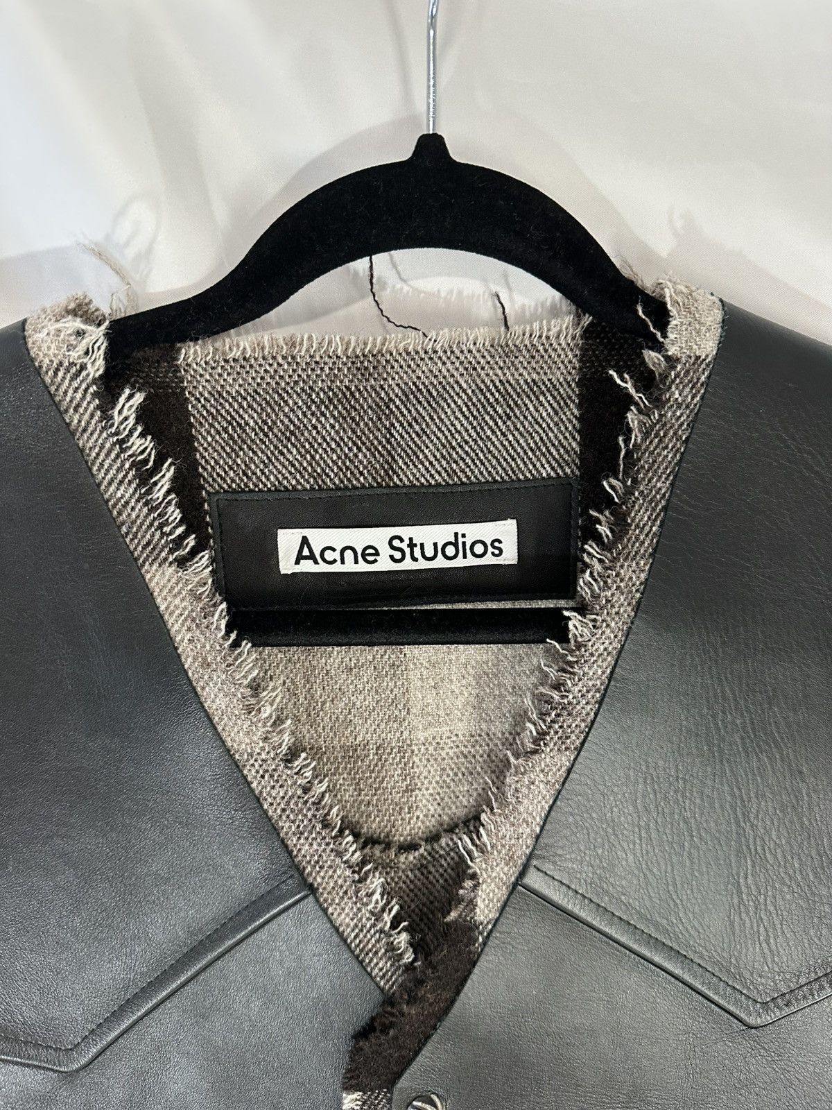 Acne Studios Acne Studios Calf Leather Vest Size US XXL / EU 58 / 5 - 5 Thumbnail