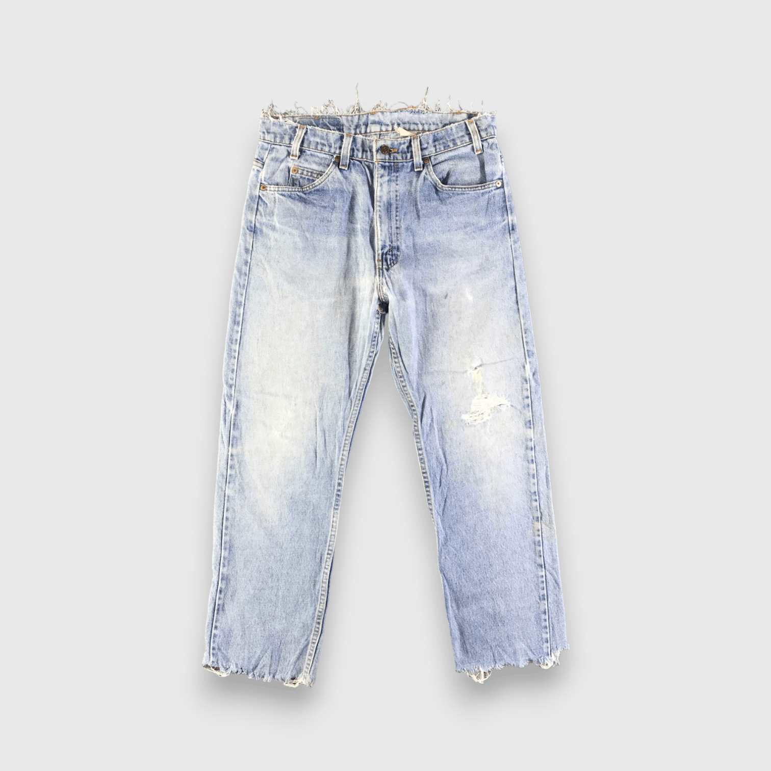 Levi's Vintage Light Wash Levis 505 Orange Tab Jeans-J4530 Size US 32 / EU 48 - 1 Thumbnail