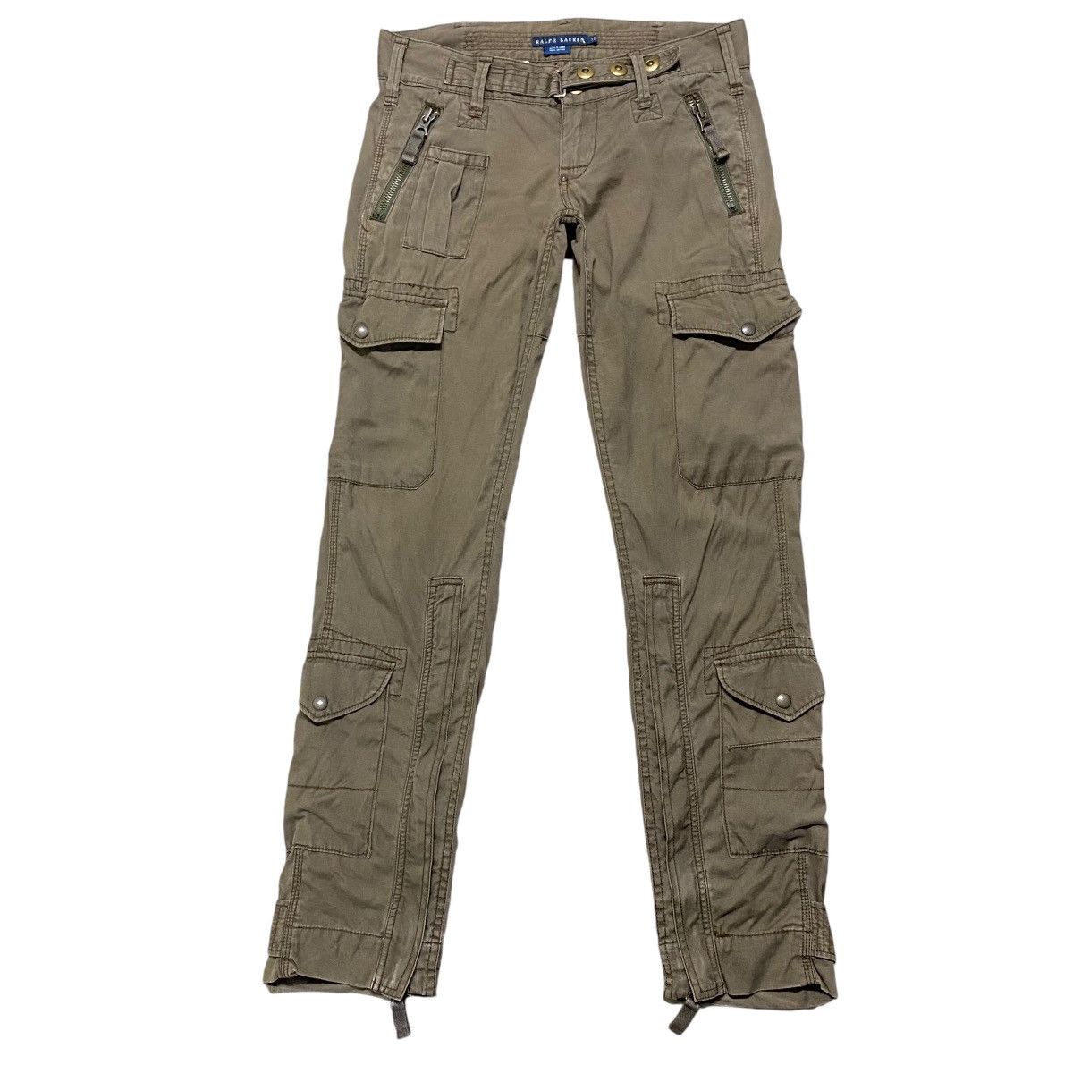 Polo Ralph Lauren Vintage Polo Ralph Lauren Cargo Pants Belted Size 30" / US 8 / IT 44 - 1 Thumbnail
