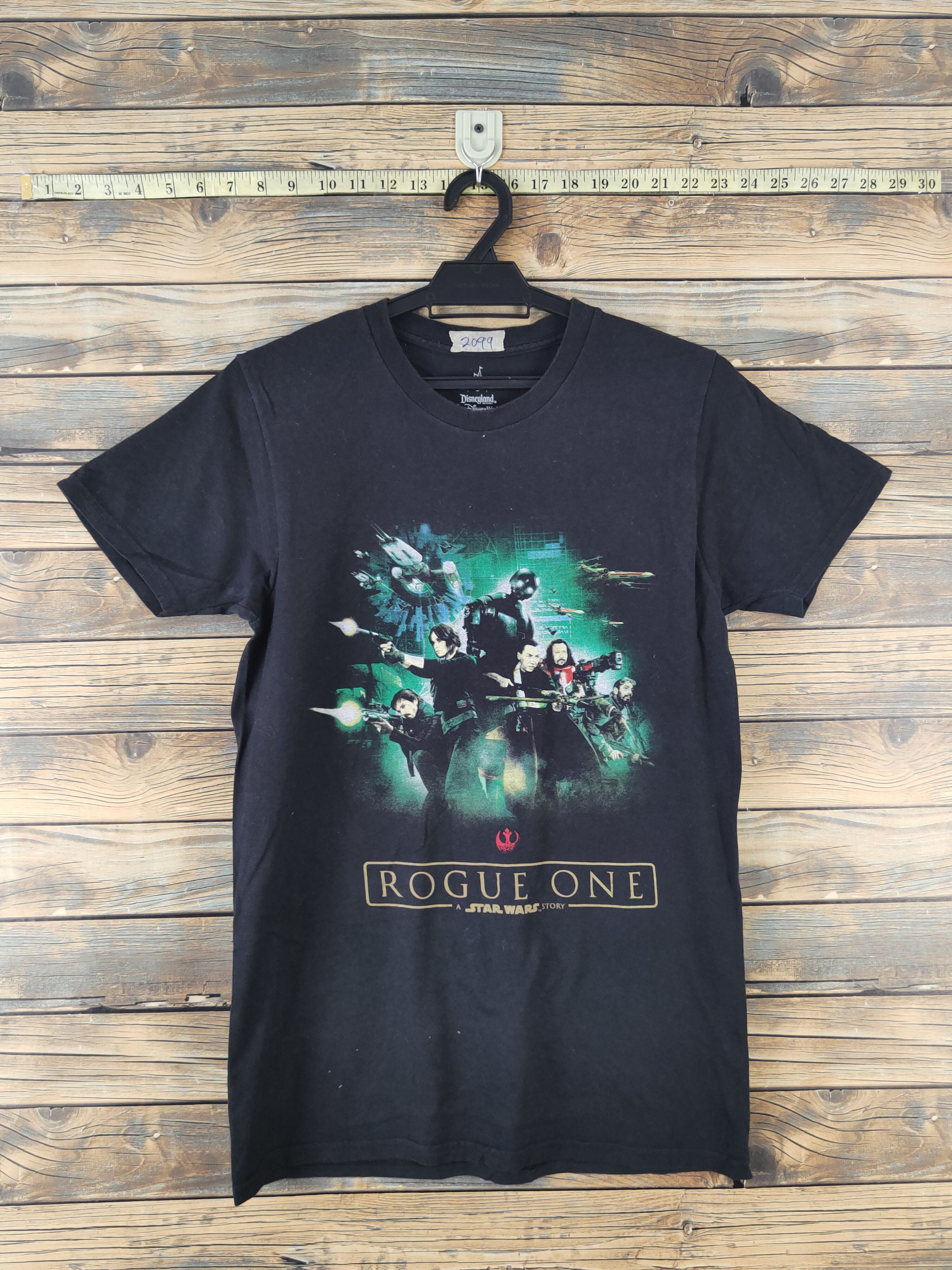 DL star wars Black Rogue One movie T-shirt #2099