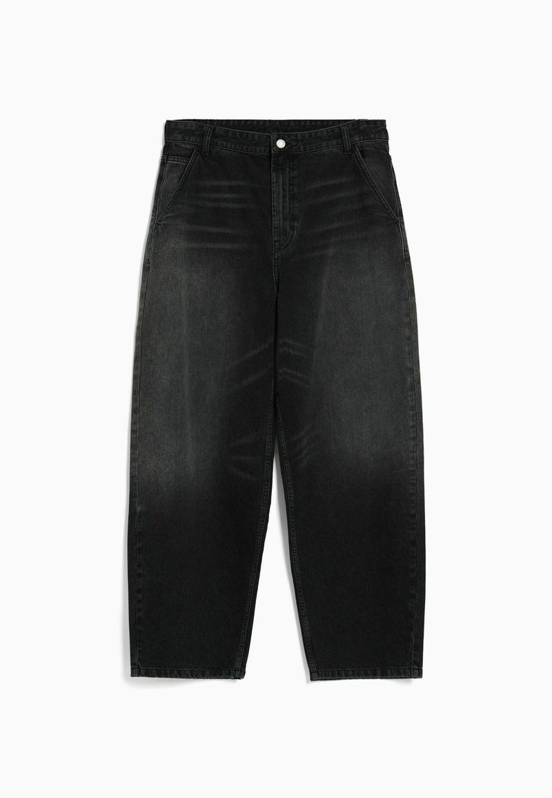 Bershka FADED-EFFECT SKATER - Jeans Relaxed Fit - Black Size US 34 / EU 50 - 1 Thumbnail