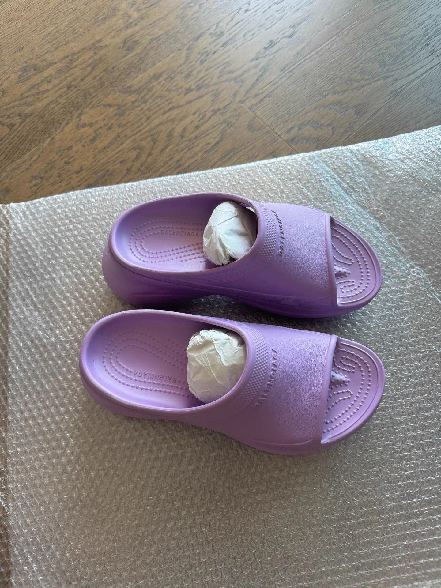 Balenciaga Balenciaga x Crocs Pool Crocs Platform Slides K6 Size US 8 / IT 38 - 2 Thumbnail