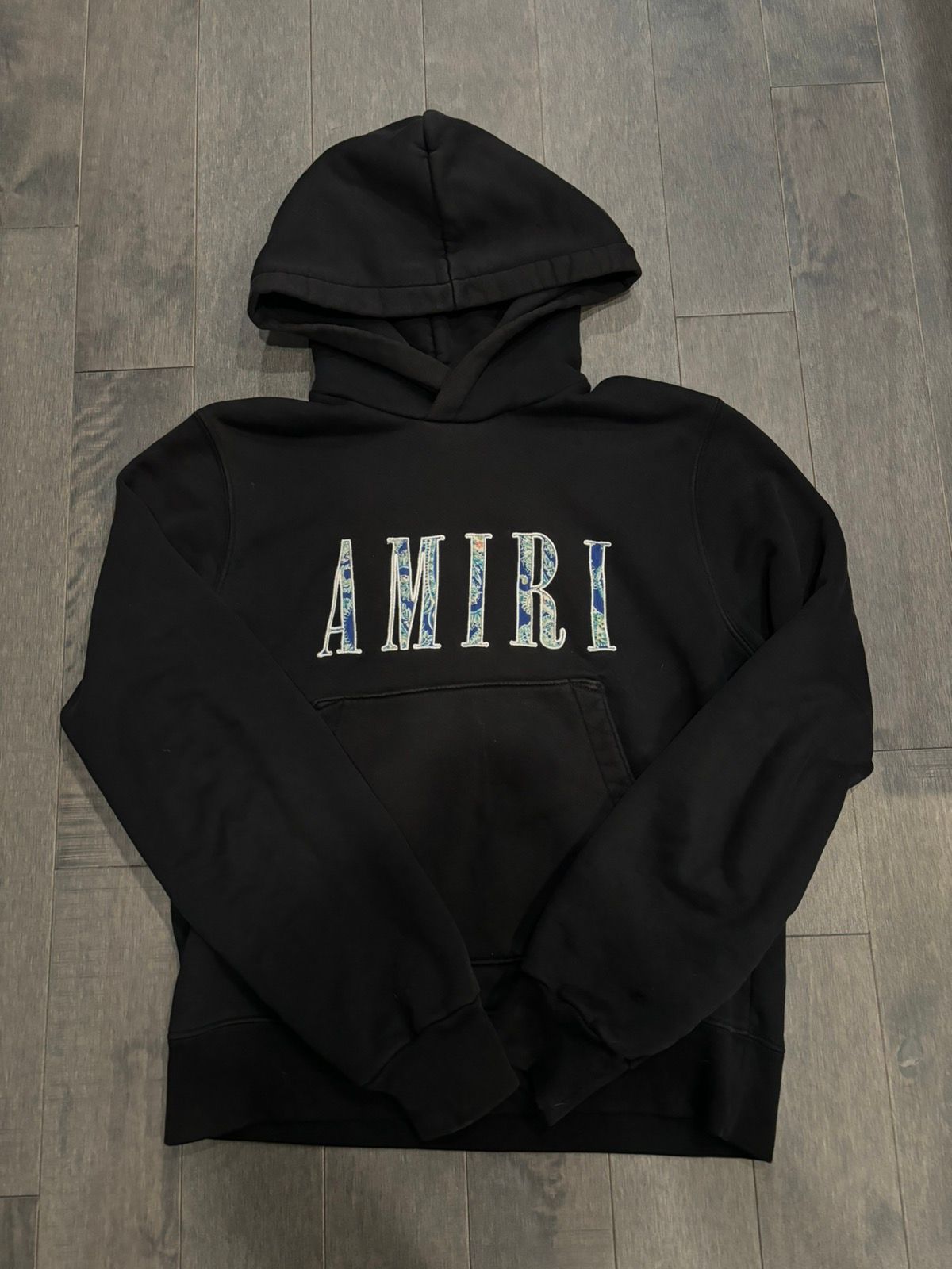 Pre-owned Amiri Hoodir Xsmall Xs In Black