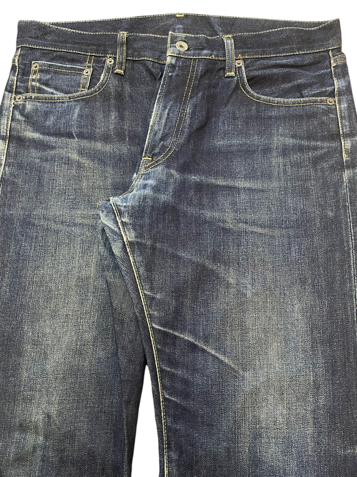 Uniqlo Vintage Japanese Uniqlo Selvedge Blue Faded Wash Style Jeans Size US 34 / EU 50 - 5 Thumbnail