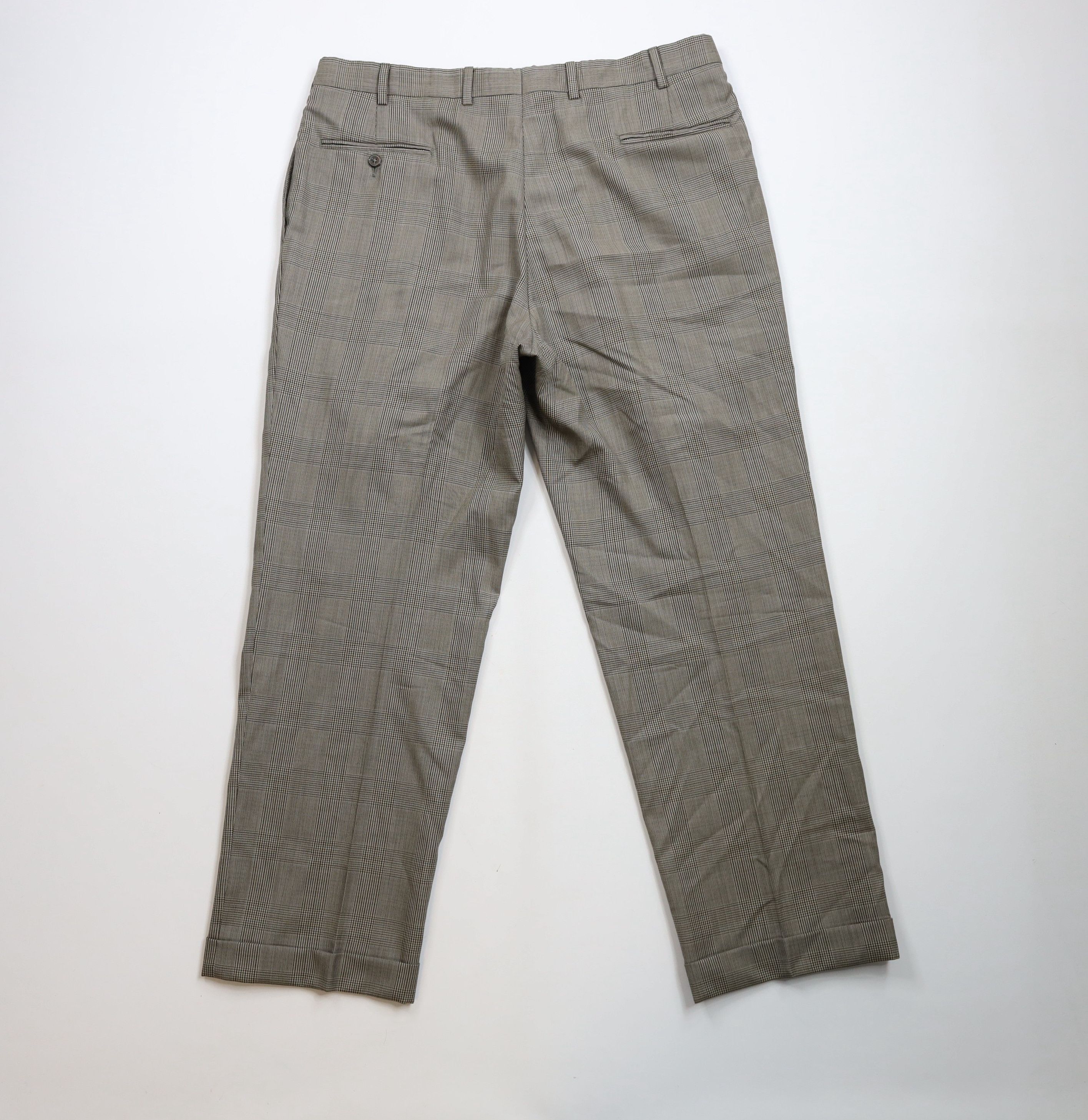 Vintage Vintage 90s Streetwear Houndstooth Wide Leg Chino Pants Size US 38 / EU 54 - 9 Thumbnail
