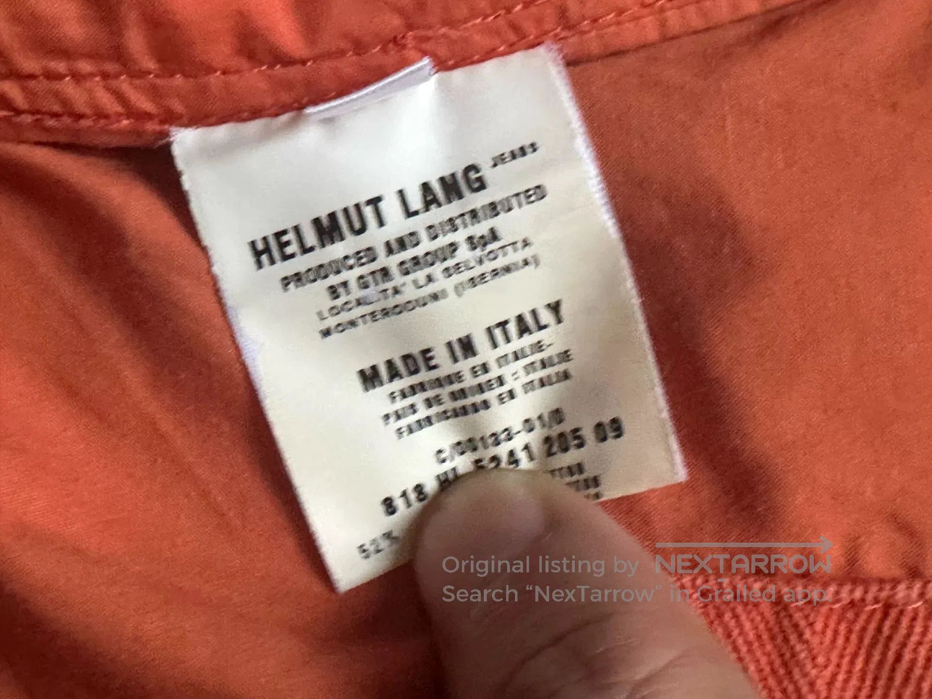 Helmut Lang helmut lang bondage packable jacket orange. Size US S / EU 44-46 / 1 - 7 Thumbnail
