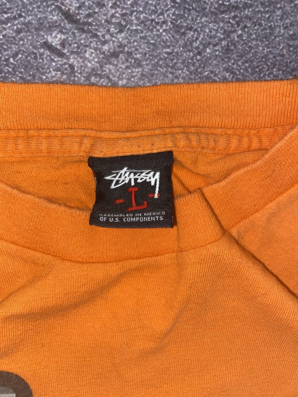 Stussy STUSSY VINTAGE BIG LOGO RARE T-SHIRT 90S made in USA Mexico Size US L / EU 52-54 / 3 - 3 Thumbnail