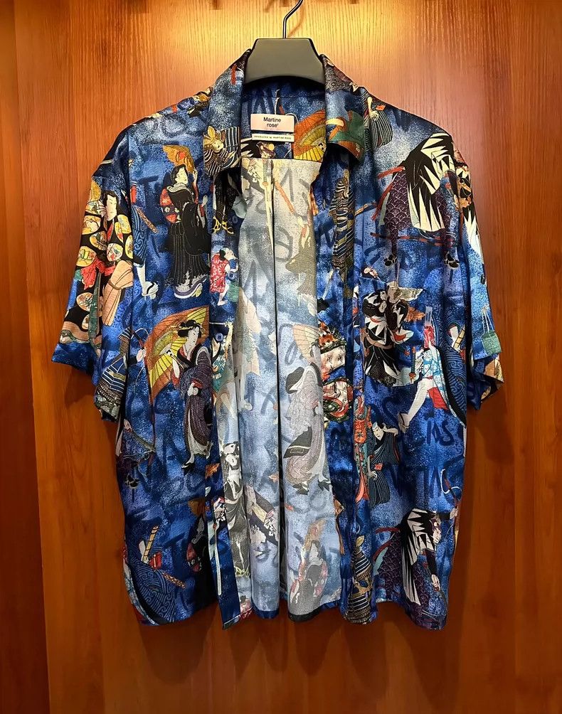 Martine Rose Martine Rose Printed short sleeved shirt Size US S / EU 44-46 / 1 - 3 Thumbnail