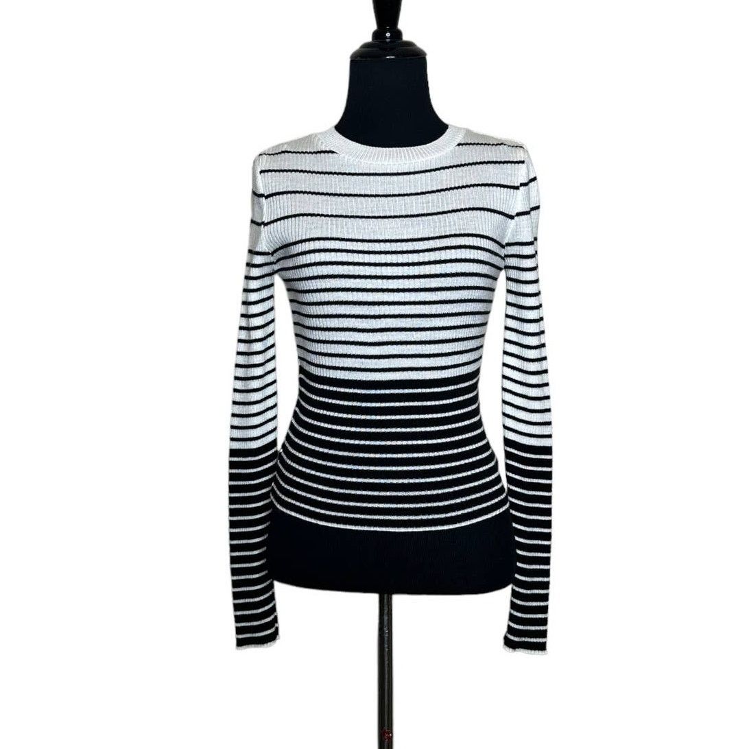 Topshop Topshop stripes long sleeves crew neck sweater size 4-6 Size M / US 6-8 / IT 42-44 - 1 Thumbnail