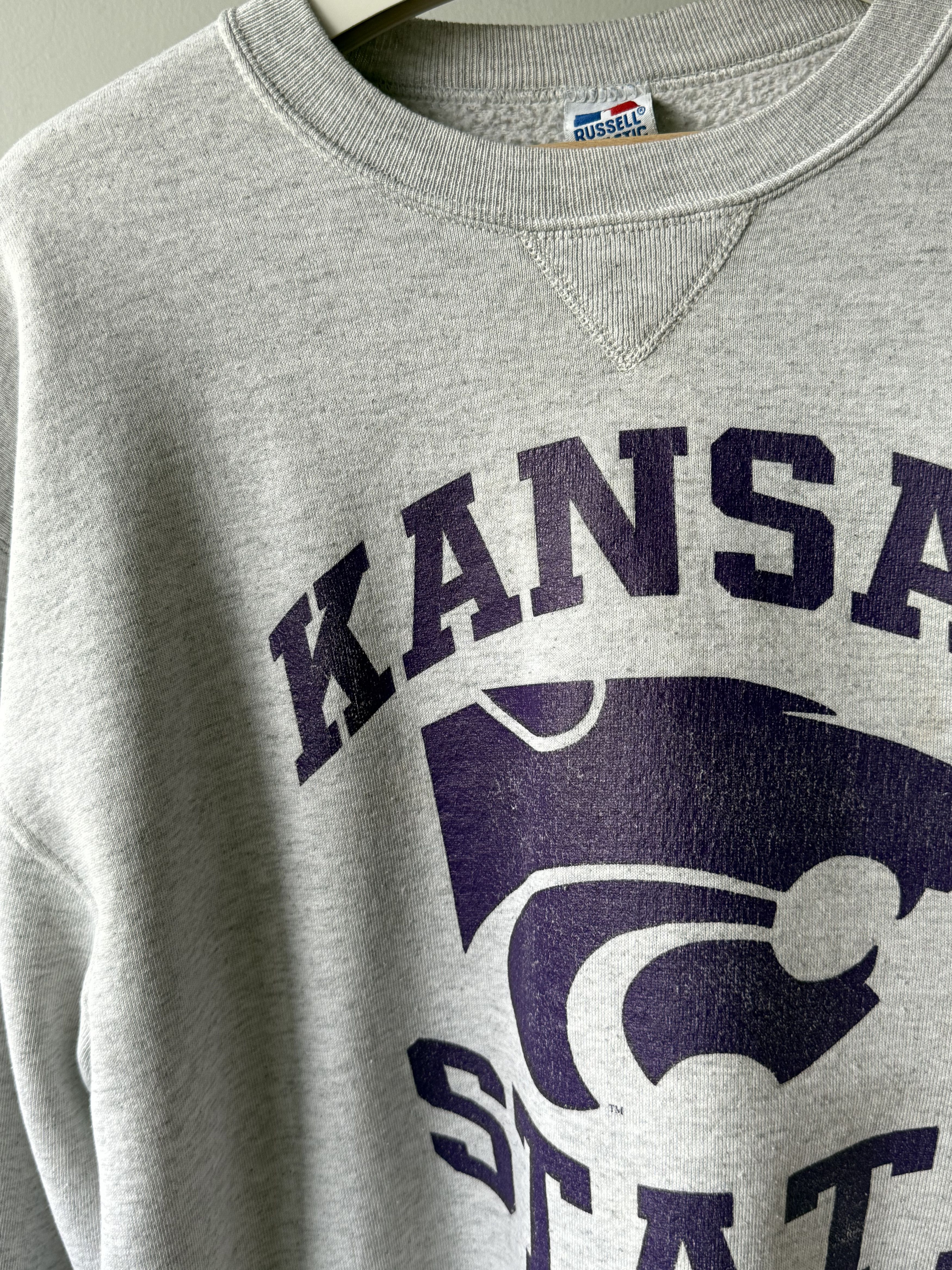 Russell Athletic Vintage Russel Athletic Kansas State Sweatshirt Made in USA Size US L / EU 52-54 / 3 - 6 Thumbnail