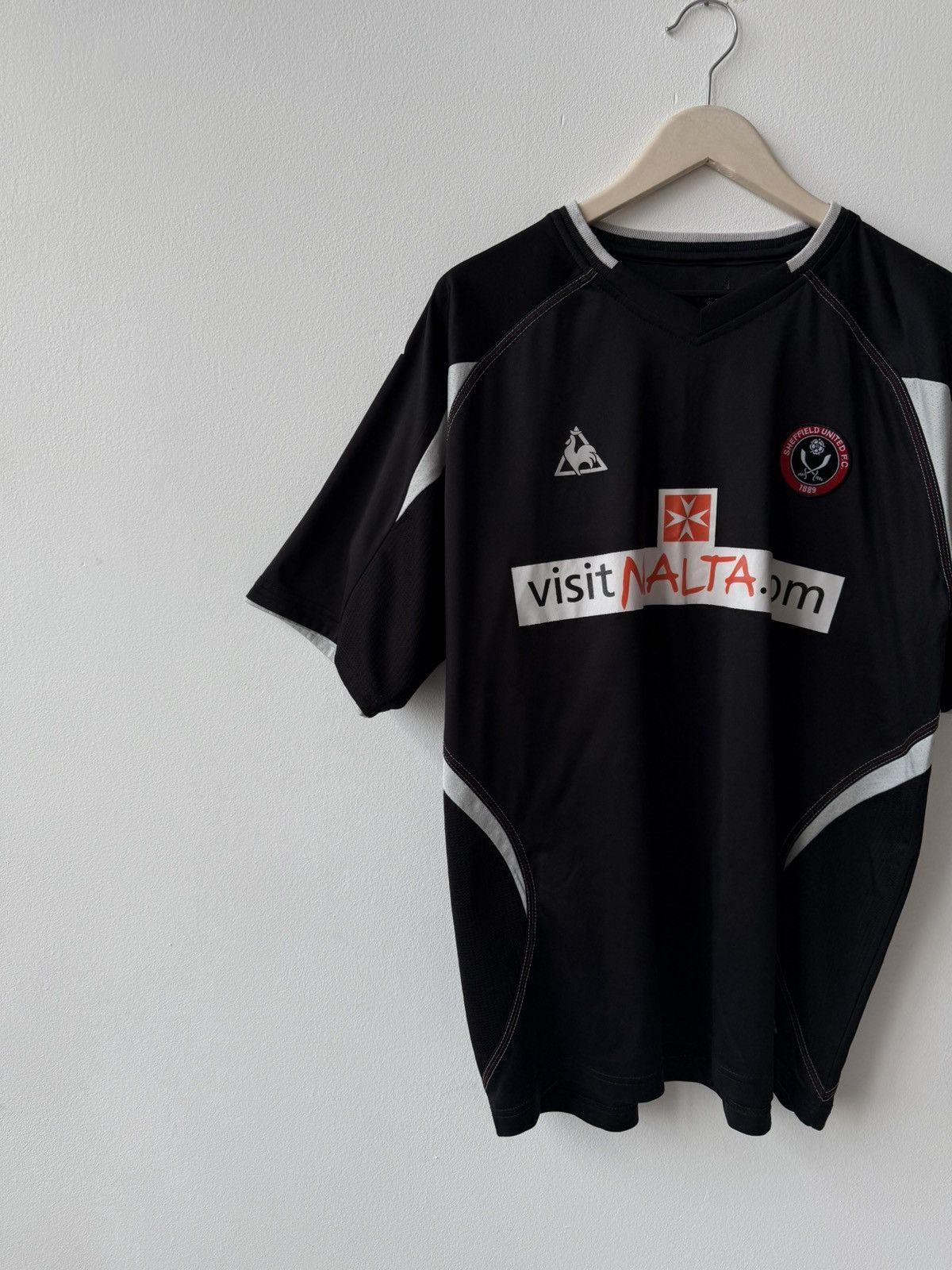 Le Coq Sportif × Vintage Le Coq Sportif Sheffield United 2008/2009 Away Jersey Size US L / EU 52-54 / 3 - 5 Thumbnail