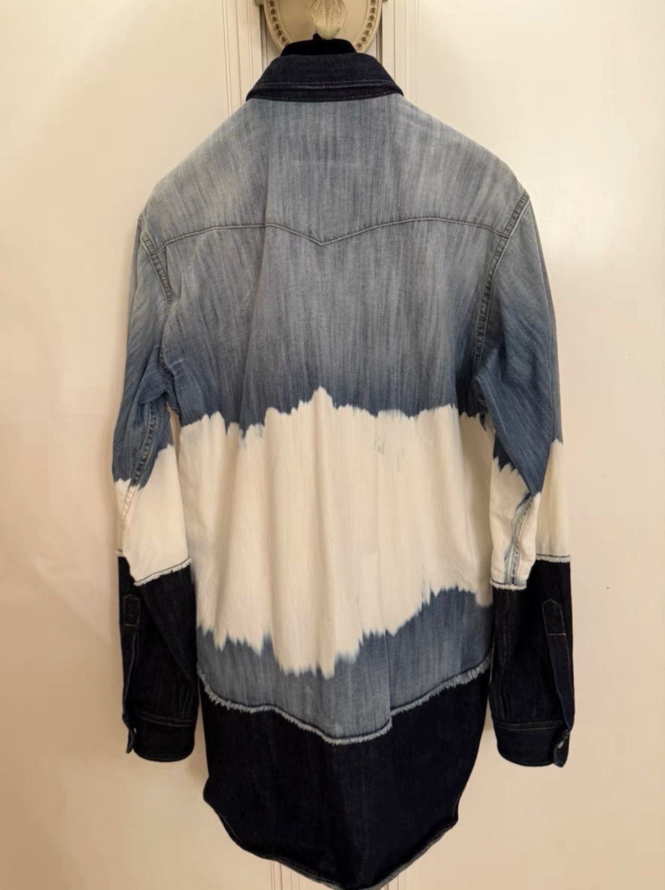 Dsquared2 Dsquared2 Italian-made Tie-Dye Denim Shirt jacket Size US S / EU 44-46 / 1 - 4 Thumbnail