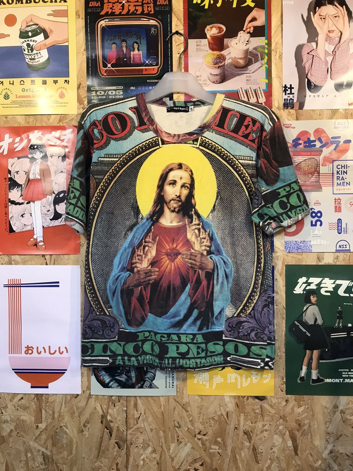 Other Cowboy & Angels Art Jesus Tee Shirt Size US M / EU 48-50 / 2 - 1 Thumbnail