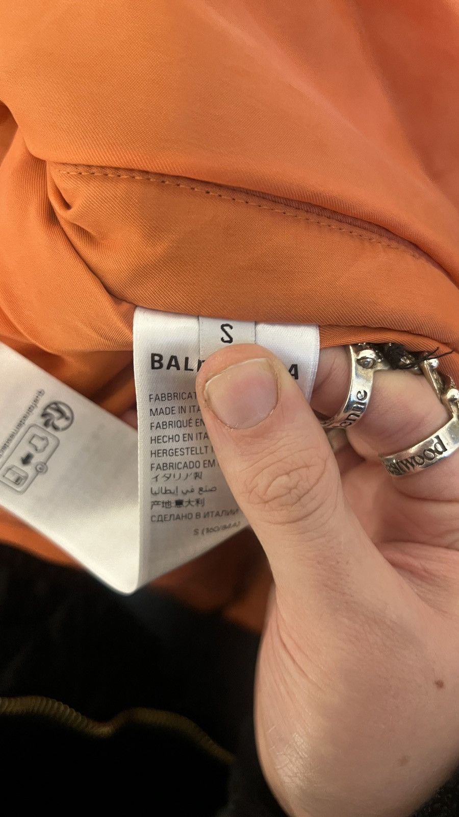 Balenciaga Balenciaga Double Sleeve Bomber Size US S / EU 44-46 / 1 - 12 Thumbnail