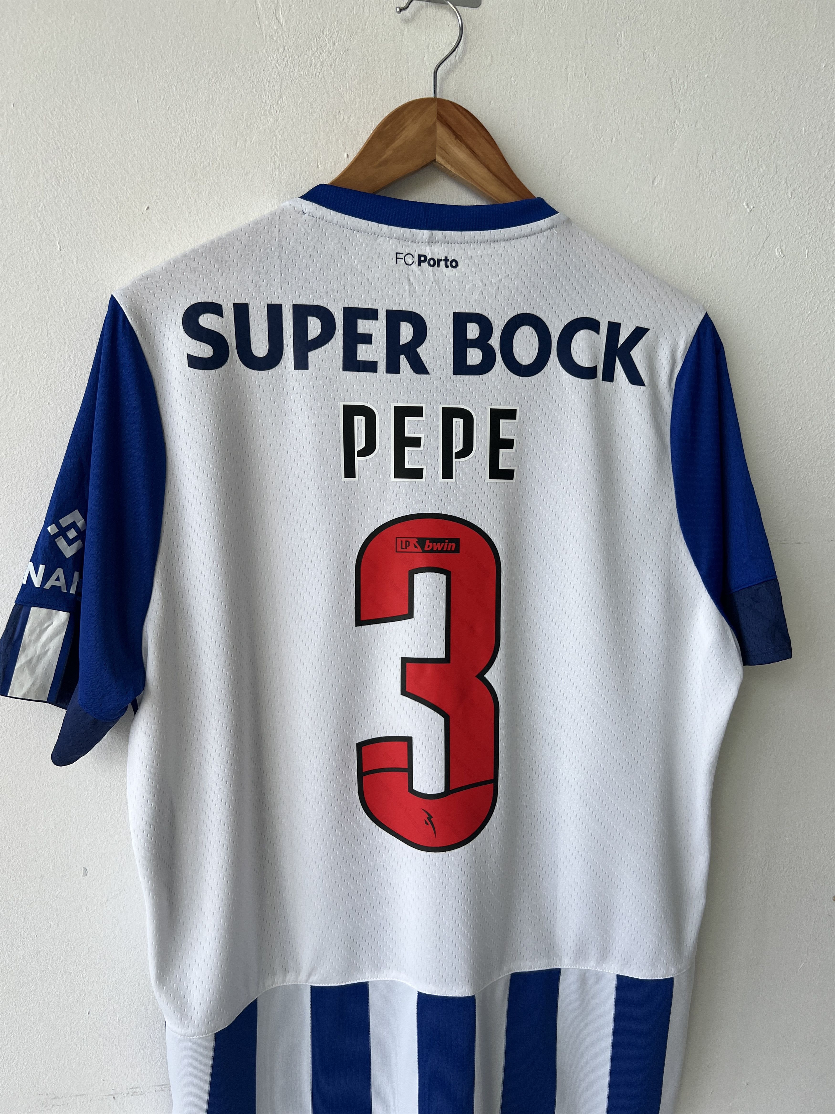 New Balance (L) Porto 2022-23 Home Shirt Pepe #3 Kit Size US L / EU 52-54 / 3 - 6 Thumbnail