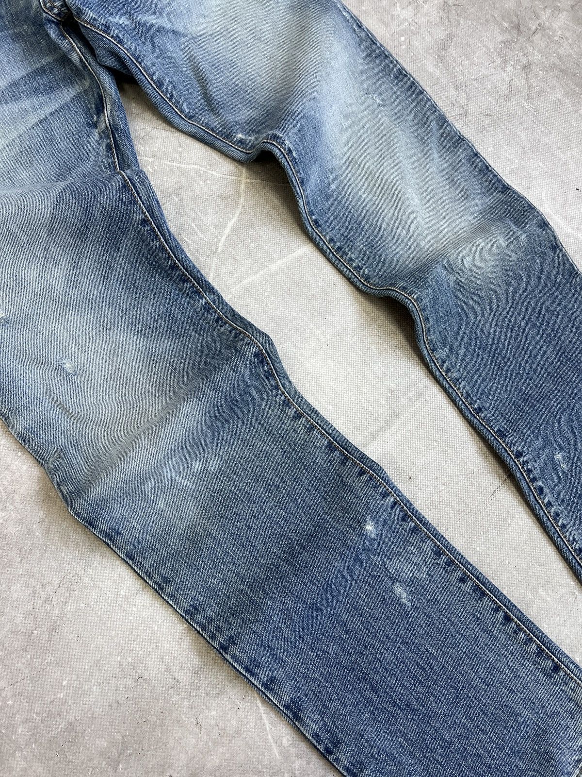 Dolce & Gabbana Dolce Gabbana Denim Slim Jeans Distressed luxury Y2K Size US 30 / EU 46 - 4 Thumbnail