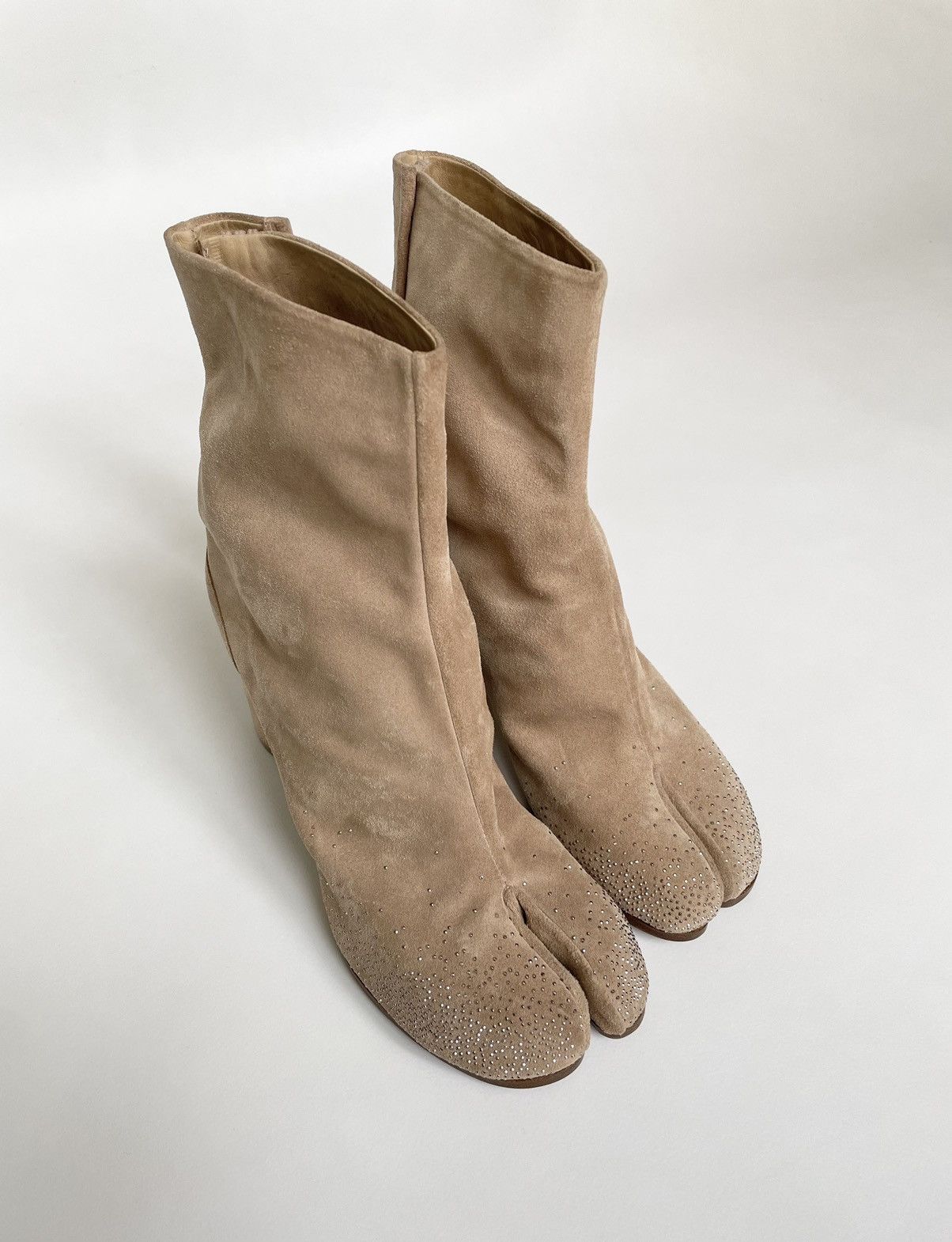 Maison Margiela Late 2000s Rhinestone Toe Tabi Boots Size US 9.5 / IT 39.5 - 9 Thumbnail