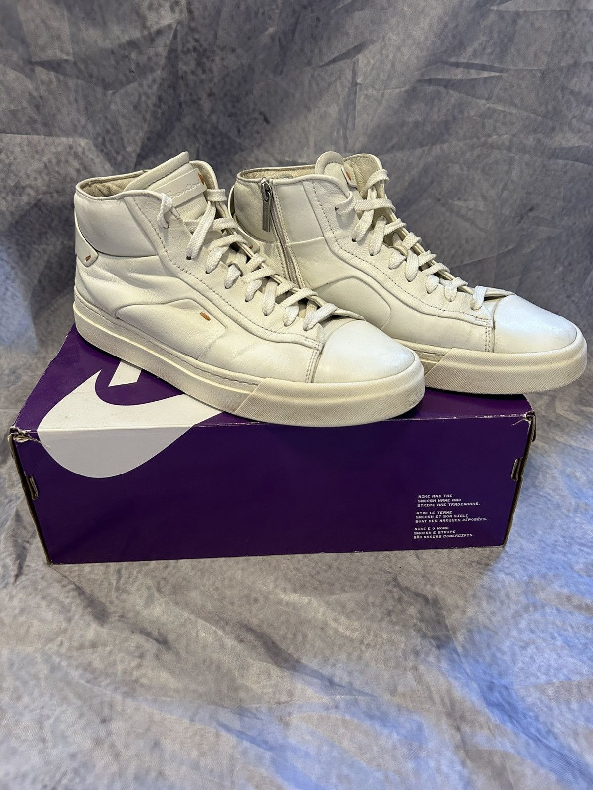 Santoni Santoni Unisex Leather sneaker Size US 9.5 / EU 42-43 - 4 Thumbnail