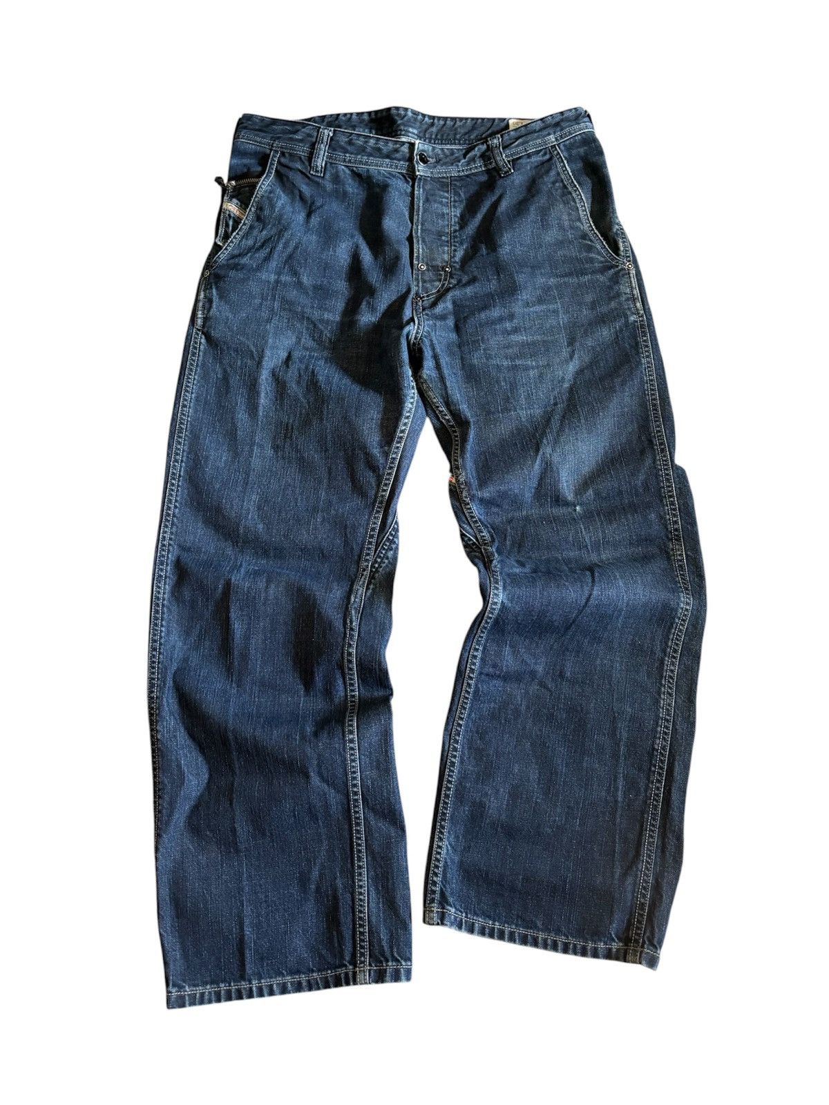 Diesel Vintage crazy diesel streetwear denim jeans Size US 34 / EU 50 - 3 Thumbnail