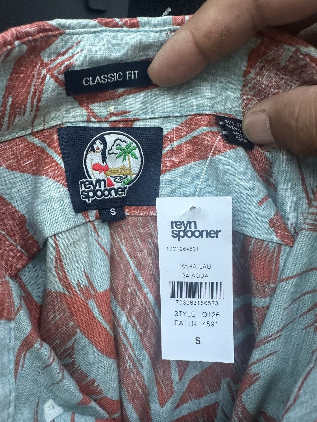 Reyn Spooner New Reyn Spooner Kaha Lau Hawaiian Multicolored Men's S Size US S / EU 44-46 / 1 - 4 Thumbnail