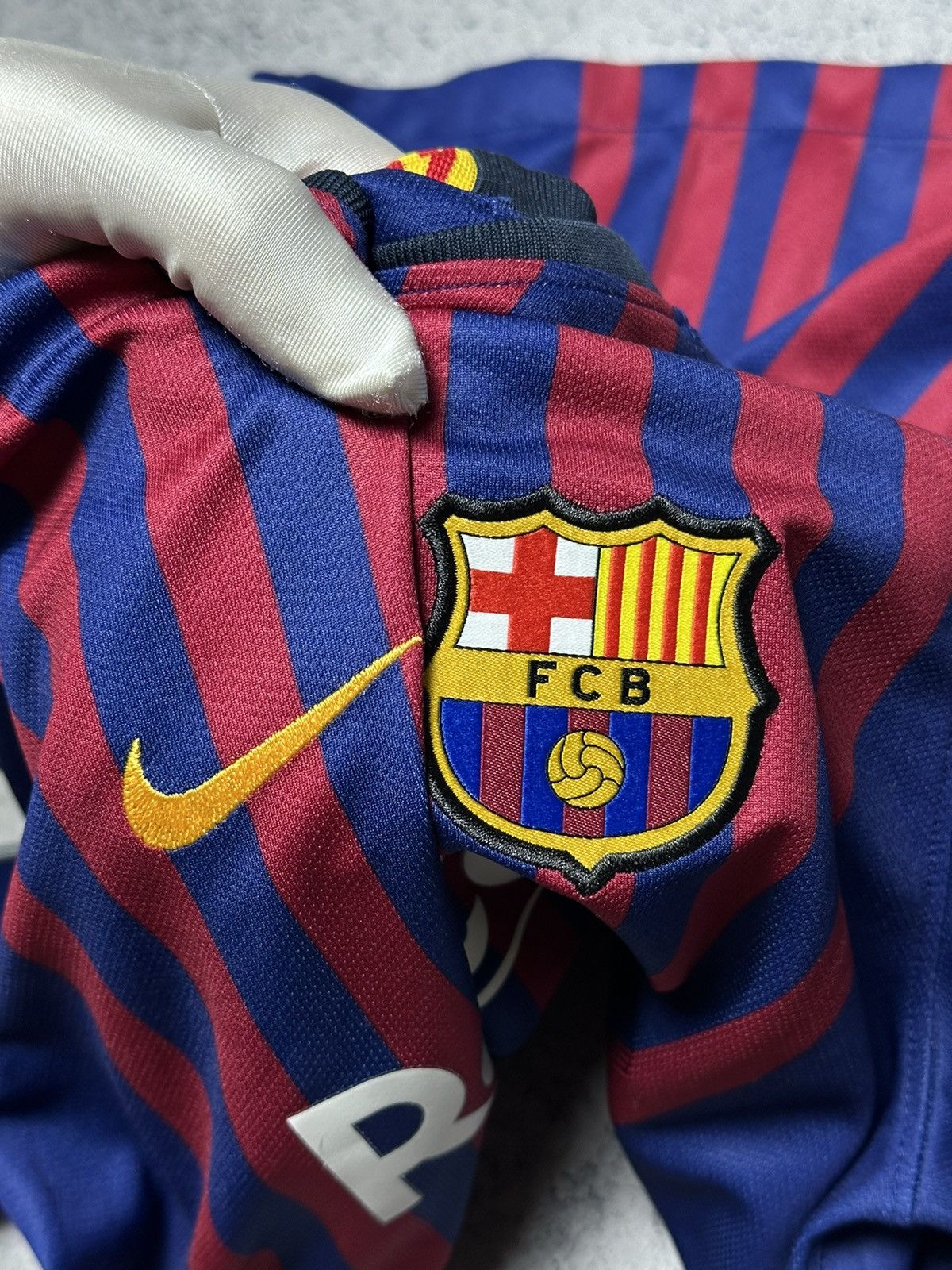 Nike Nike Fc Barcelona Messi #10 Jersey Junior XL Size US XS / EU 42 / 0 - 7 Thumbnail