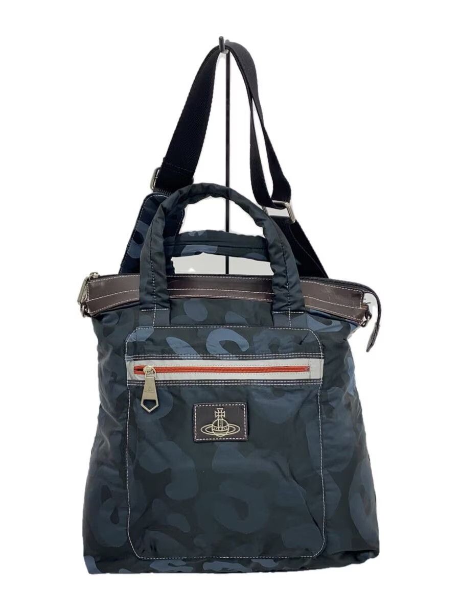 Vivienne Westwood Leopard Orb Shoulder Bag in Blue, Men's