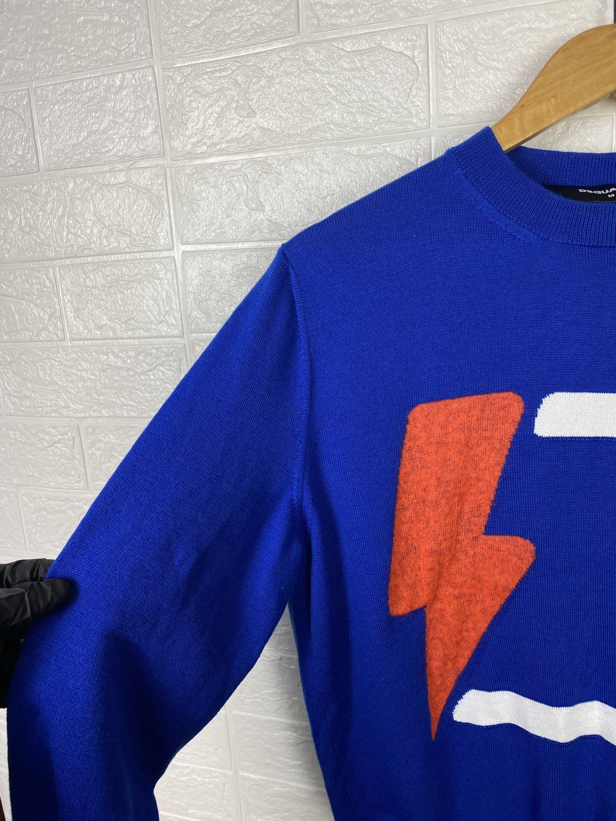 Dsquared2 DSQUARED2 SWEATER Logo big d2 blue Size M Size US M / EU 48-50 / 2 - 8 Thumbnail