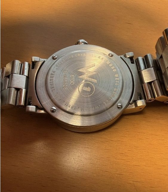 RAYMOND WEIL Raymond Weil W1 6100 Stainless Steel Sapphire Crystal Watch Size 38 - 3 Thumbnail