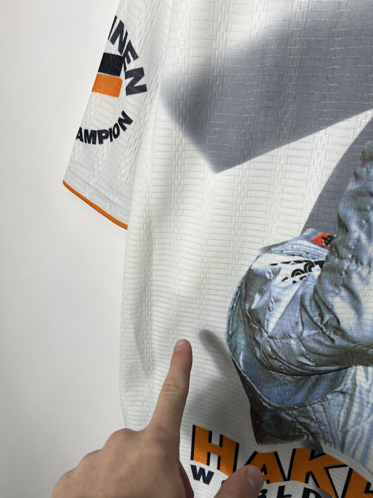 Mercedes-Benz Mika Hakkinen McLaren Mercedes West F1 Warsteiner T-shirt Size US L / EU 52-54 / 3 - 4 Thumbnail