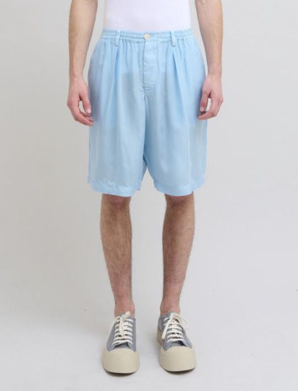 Marni o1w1db10326 Bermuda Shorts in Sky Blue Size US 36 / EU 52 - 1 Thumbnail