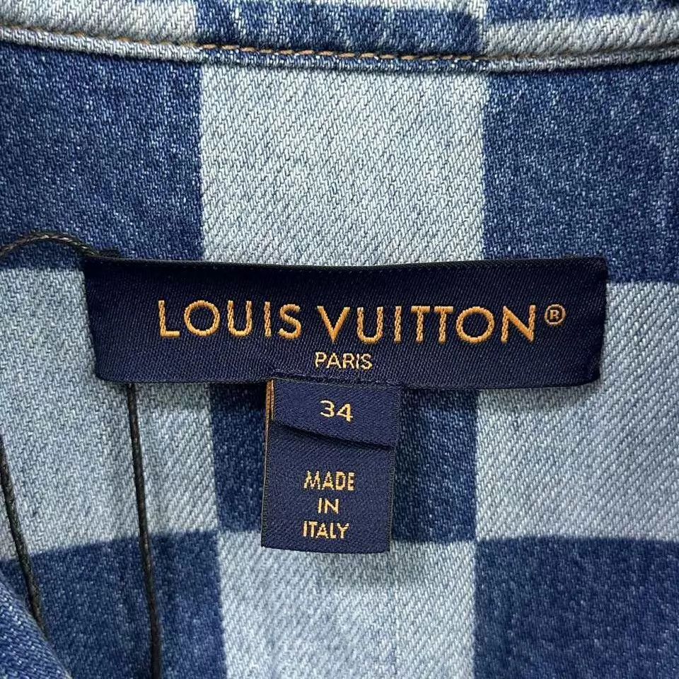 Louis Vuitton LV Checkerboard Denim Jacket Women's 34 Nana Size XS / US 0-2 / IT 36-38 - 5 Thumbnail