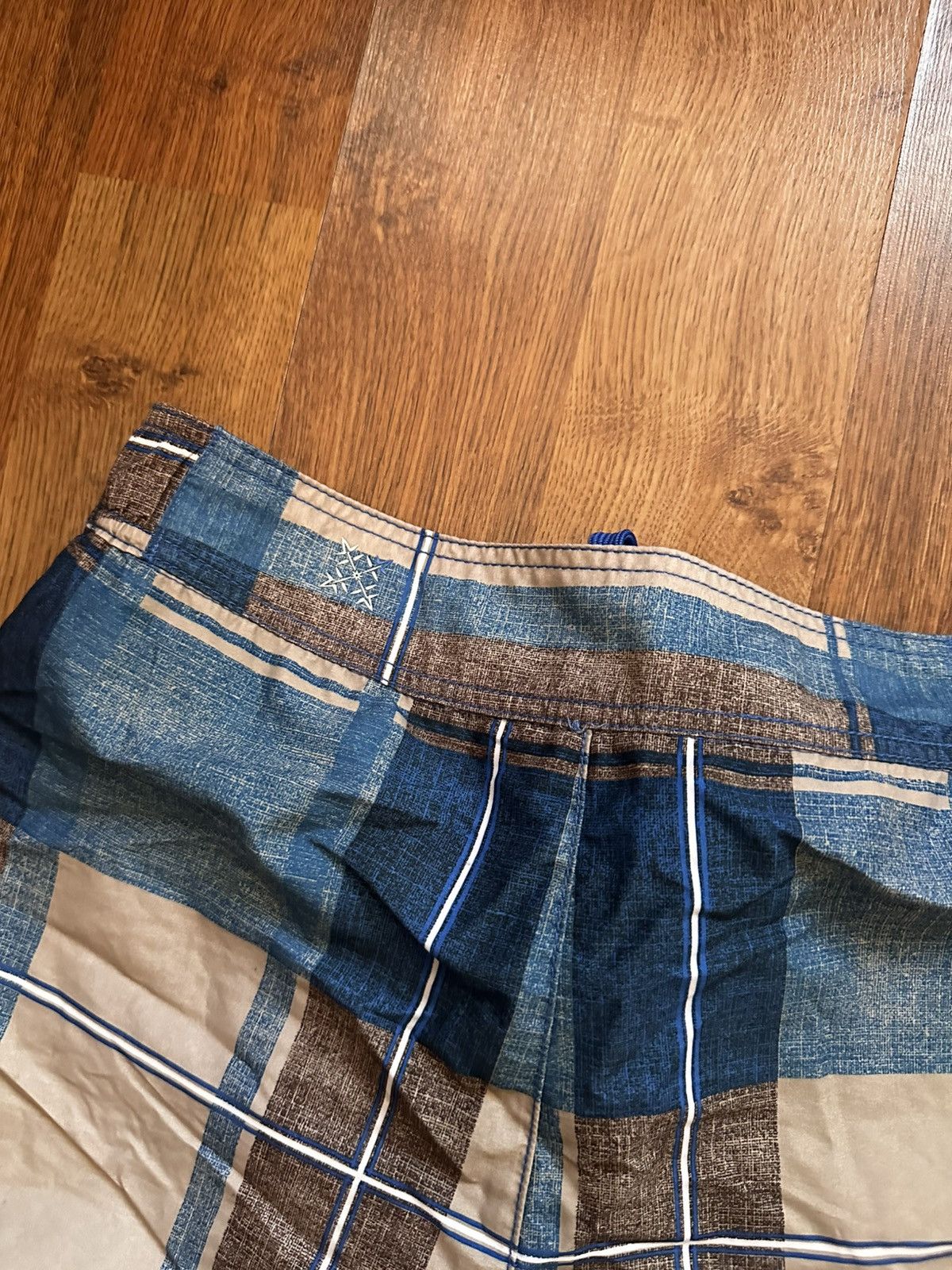 Oxbow Oxbow Archive Plaid Board Shorts Surf Style Blue/Earth Tones Size US 32 / EU 48 - 6 Thumbnail