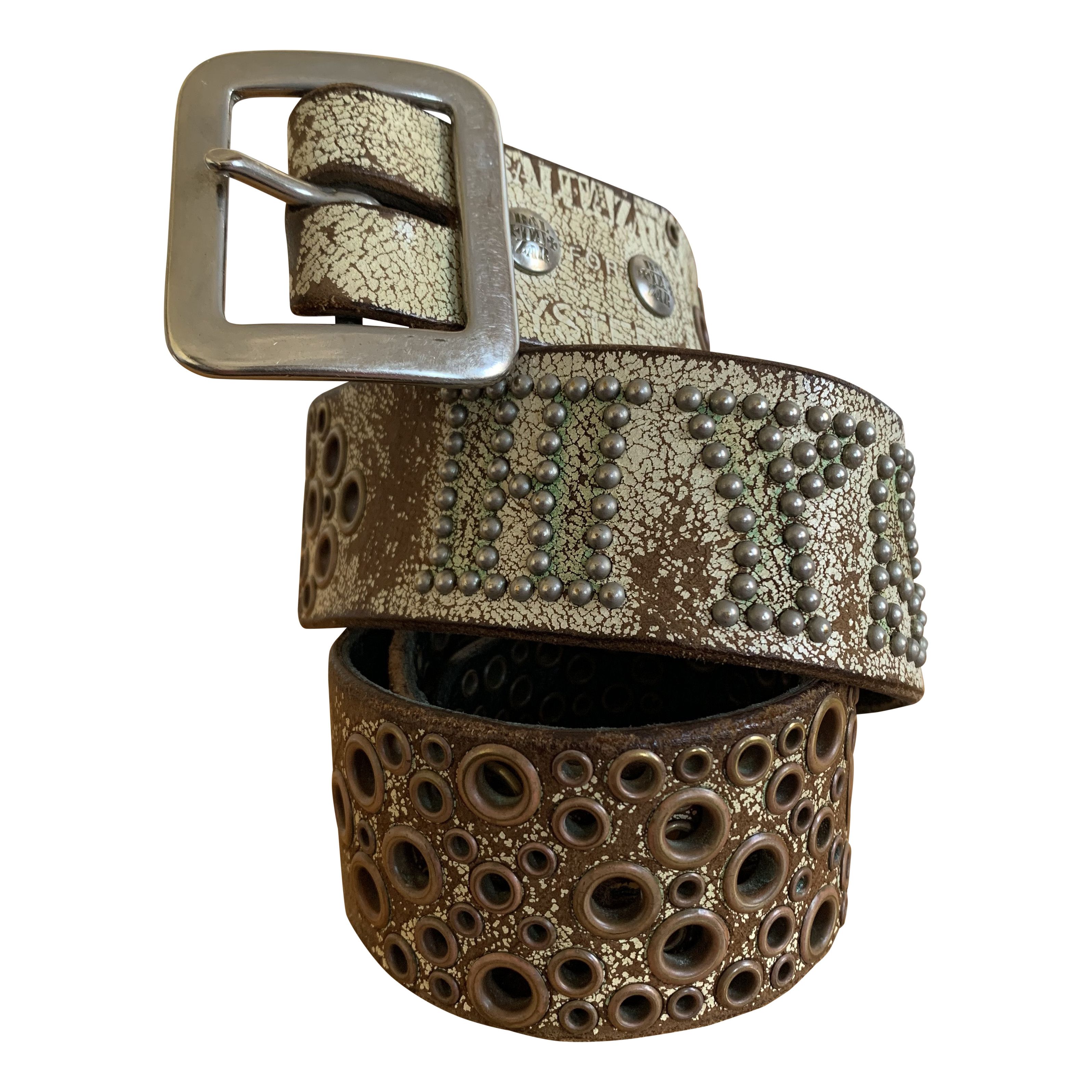 Hysteric Glamour Hysteric Glamour x Baltazar Studded Leather Belt Size 30 - 11 Thumbnail