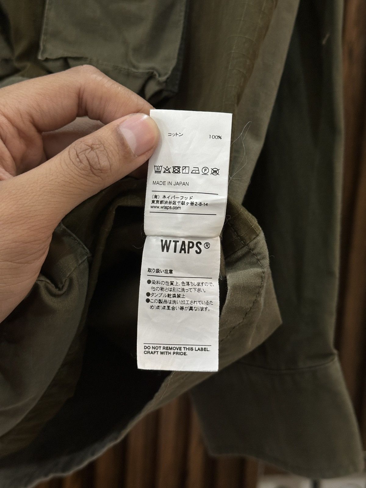 Wtaps WTAPS Modular Shirt. "Long Live Wtaps" Size US L / EU 52-54 / 3 - 5 Thumbnail