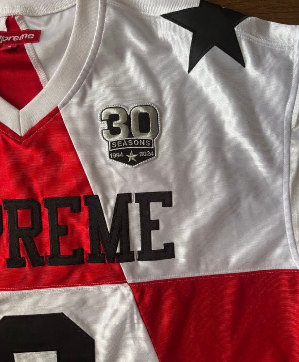 Supreme Supreme 30th Jersey Football Shirt Size US M / EU 48-50 / 2 - 2 Thumbnail