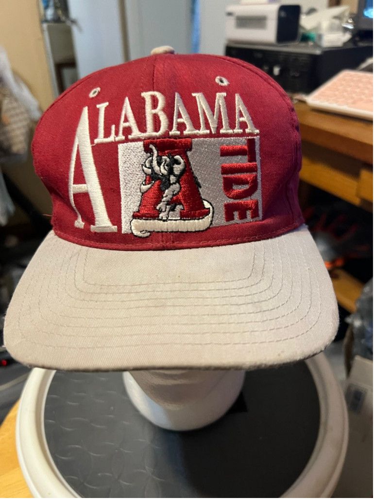 Drew Pearson Men's Drew Pearson Alabama Tide Maroon Gray Baseball Cap Size ONE SIZE - 1 Thumbnail