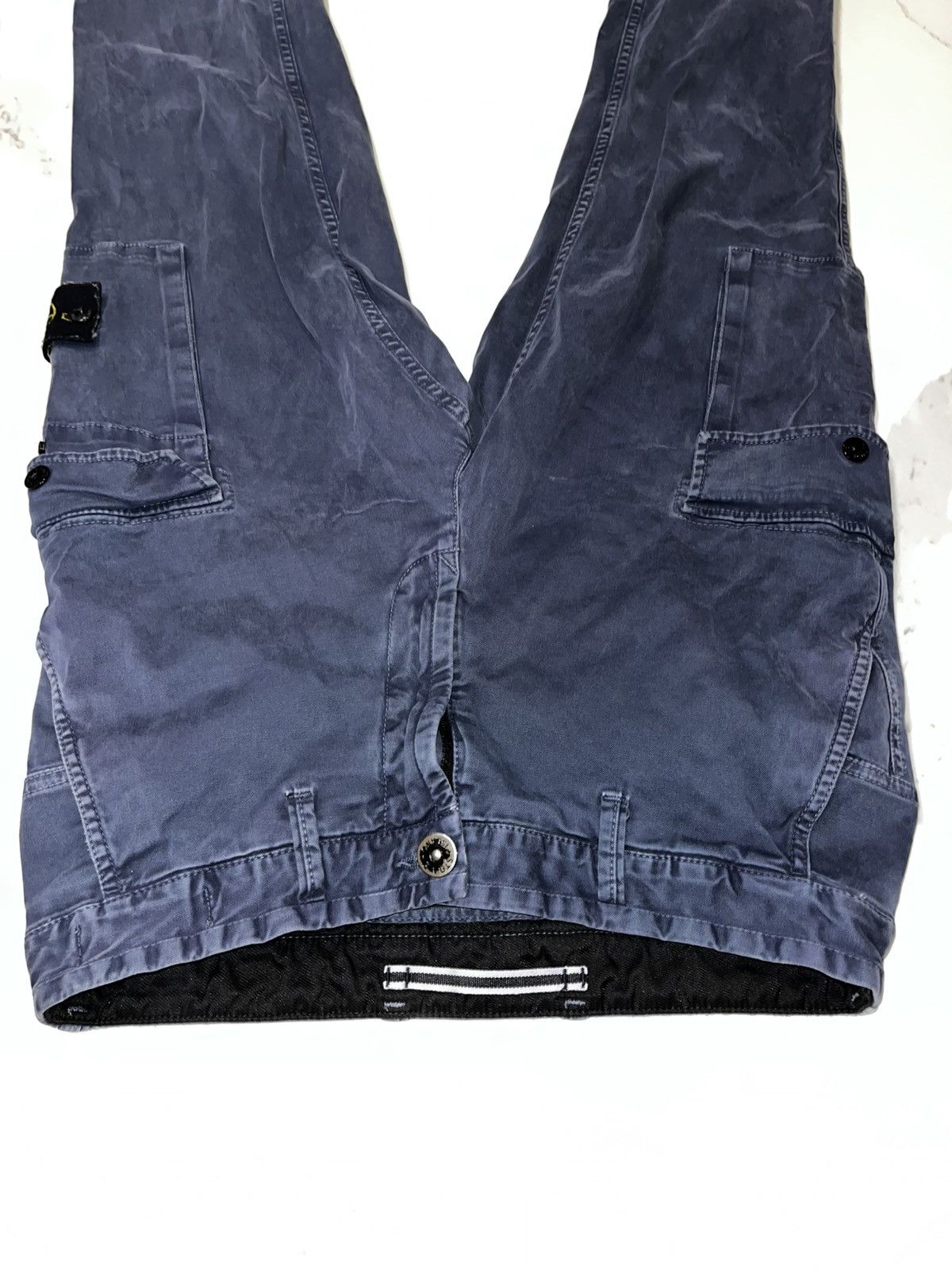 Stone Island Stone Island Type SL Navy Blue Cargo Trousers Size US 31 - 2 Thumbnail