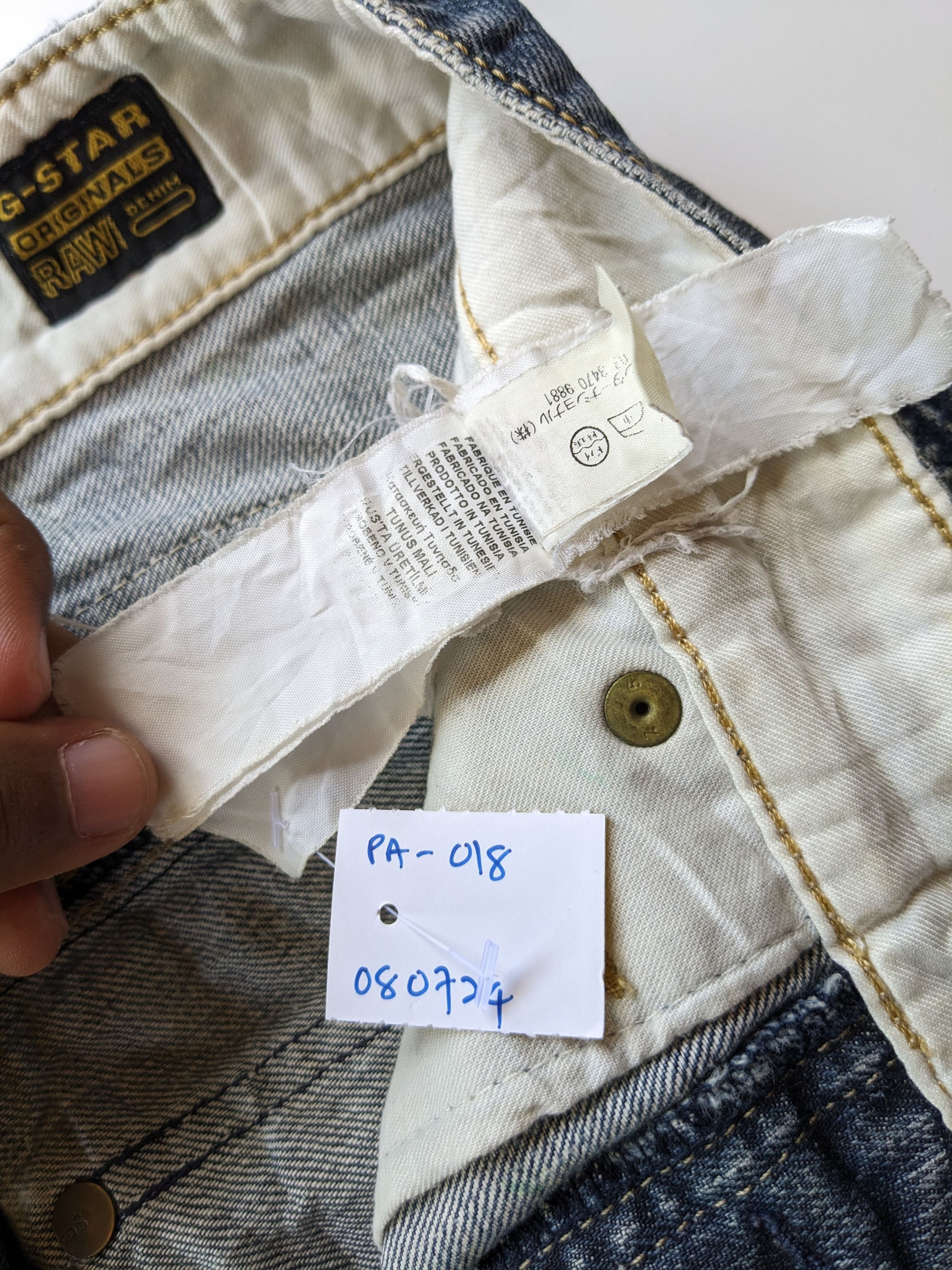 G-Star G-Star Raw distressed clawmark faded jeans Size US 30 / EU 46 - 10 Thumbnail