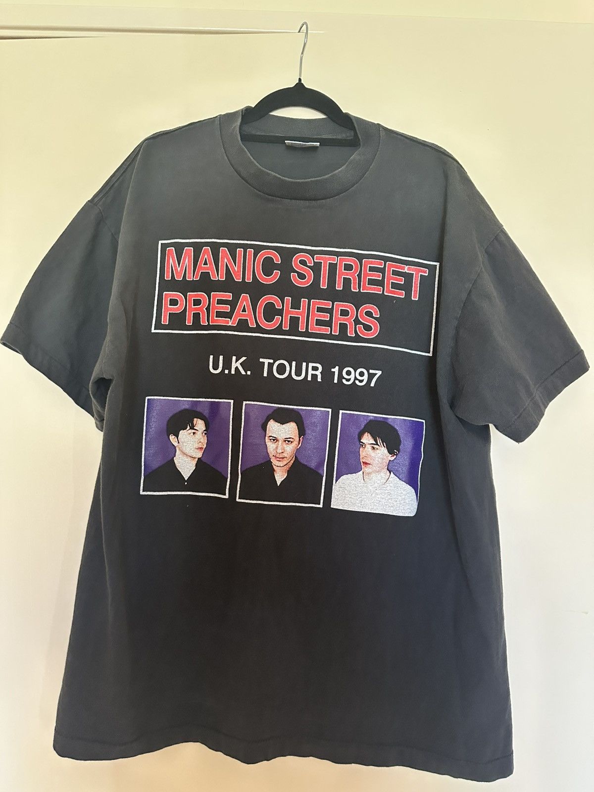 Vintage Manic Street Preachers vintage 1997 UK Tour shirt Size US XL / EU 56 / 4 - 1 Thumbnail