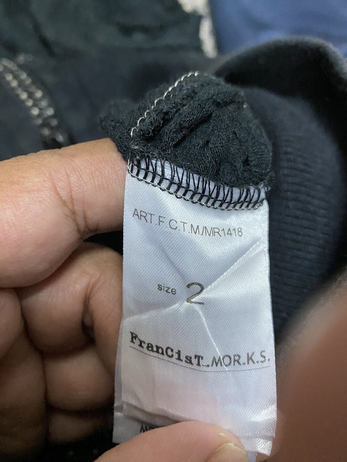 FranCisT MOR.K.S Rare🤩 Francist Mor. k. s black warriors Hooded Sweater Size US S / EU 44-46 / 1 - 9 Thumbnail
