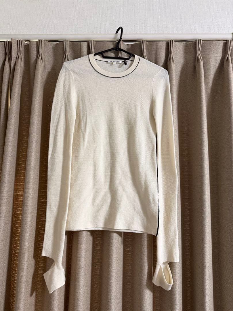 Helmut Lang Slash Wrist Archive Ribbed Sweater Knit Size S / US 4 / IT 40 - 1 Thumbnail