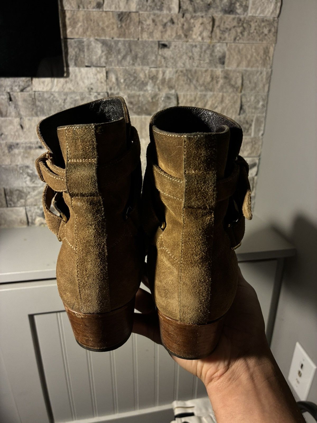 Saint Laurent Paris Saint Laurent Boots Size US 6.5 / EU 39-40 - 3 Thumbnail
