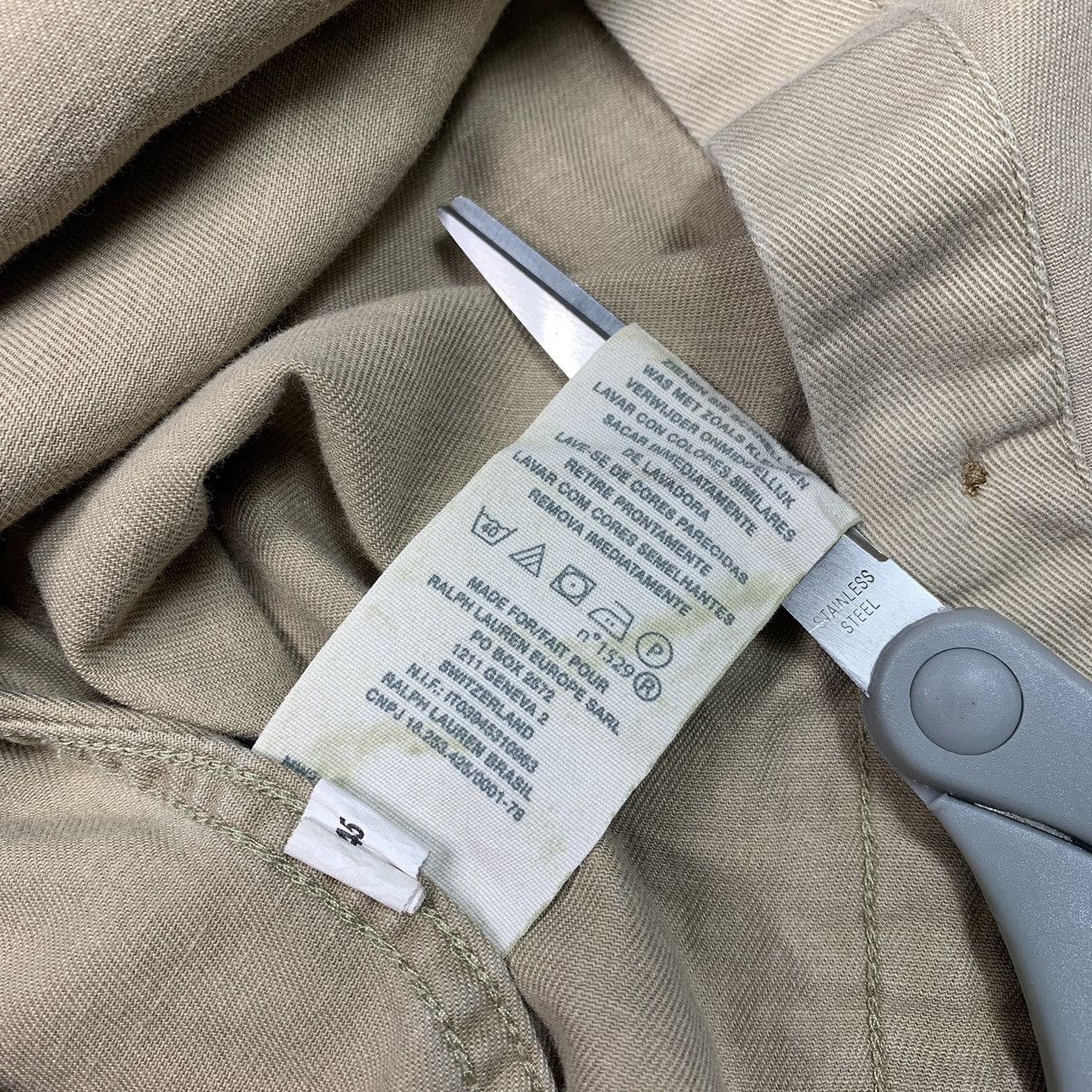 Denim & Supply Ralph Lauren × Ralph Lauren × Vintage Denim & Supply Ralph Lauren Beige Shirt Pocket Size XL Size US XL / EU 56 / 4 - 14 Thumbnail