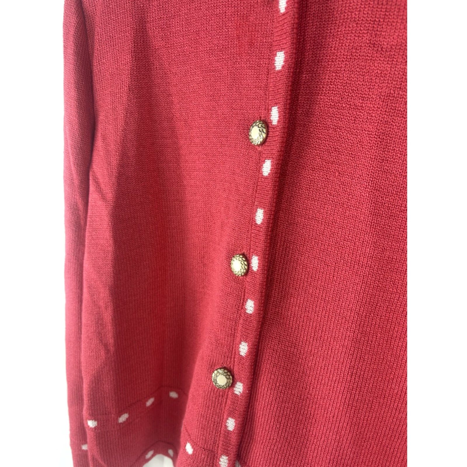 Pinko VINTAGE Mita Pink Cardigan Womens Size 8 Knit Sweater Long Sleeve Round Neck 80s Casual Size M / US 6-8 / IT 42-44 - 2 Thumbnail