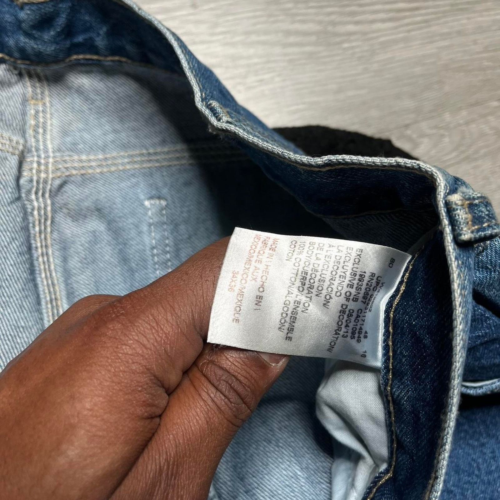 Dickies Dickies Carpenter Style Denim Work Pants Size 34x36 Blue Size US 34 / EU 50 - 5 Thumbnail