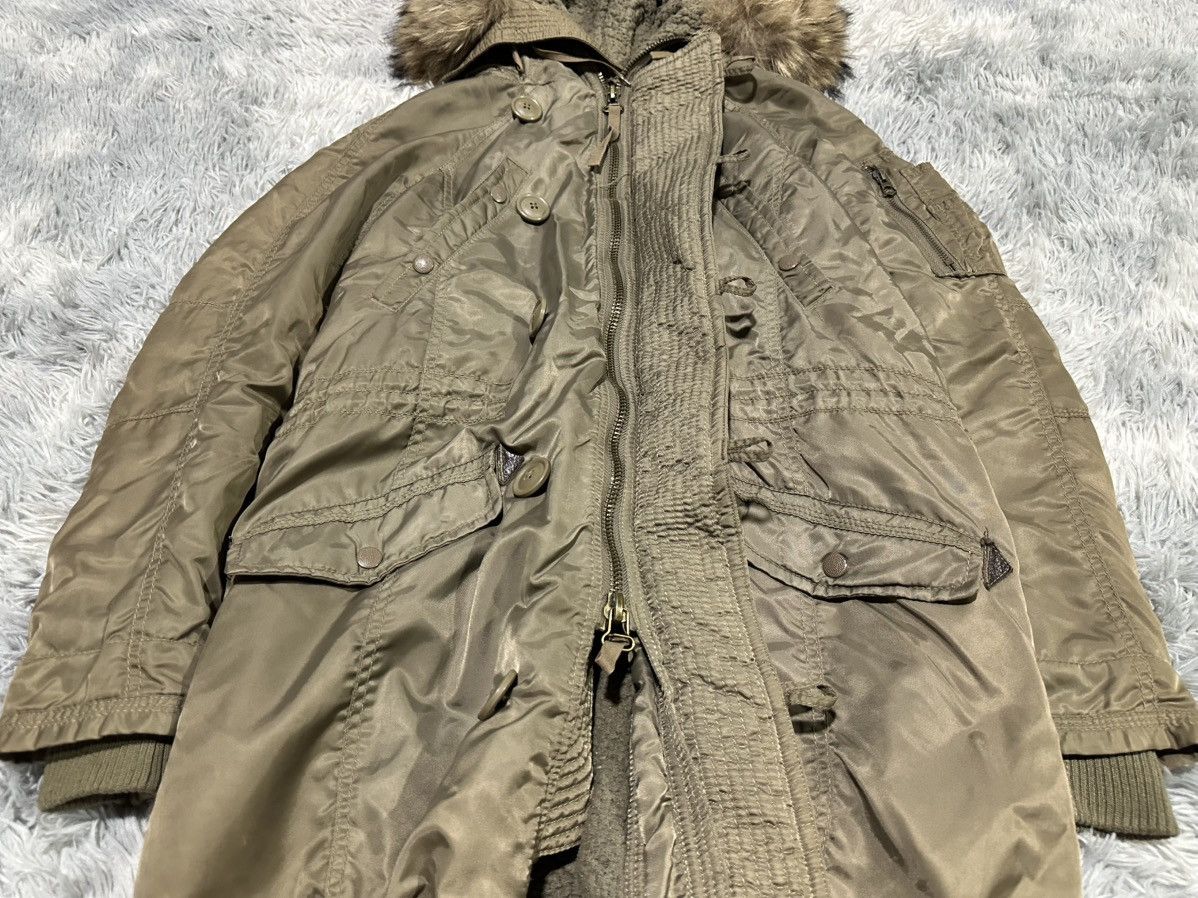 GOA 🔥Y2K Archived Goa Raccoon Fur Parka Military Jacket Vkei Size US L / EU 52-54 / 3 - 5 Thumbnail