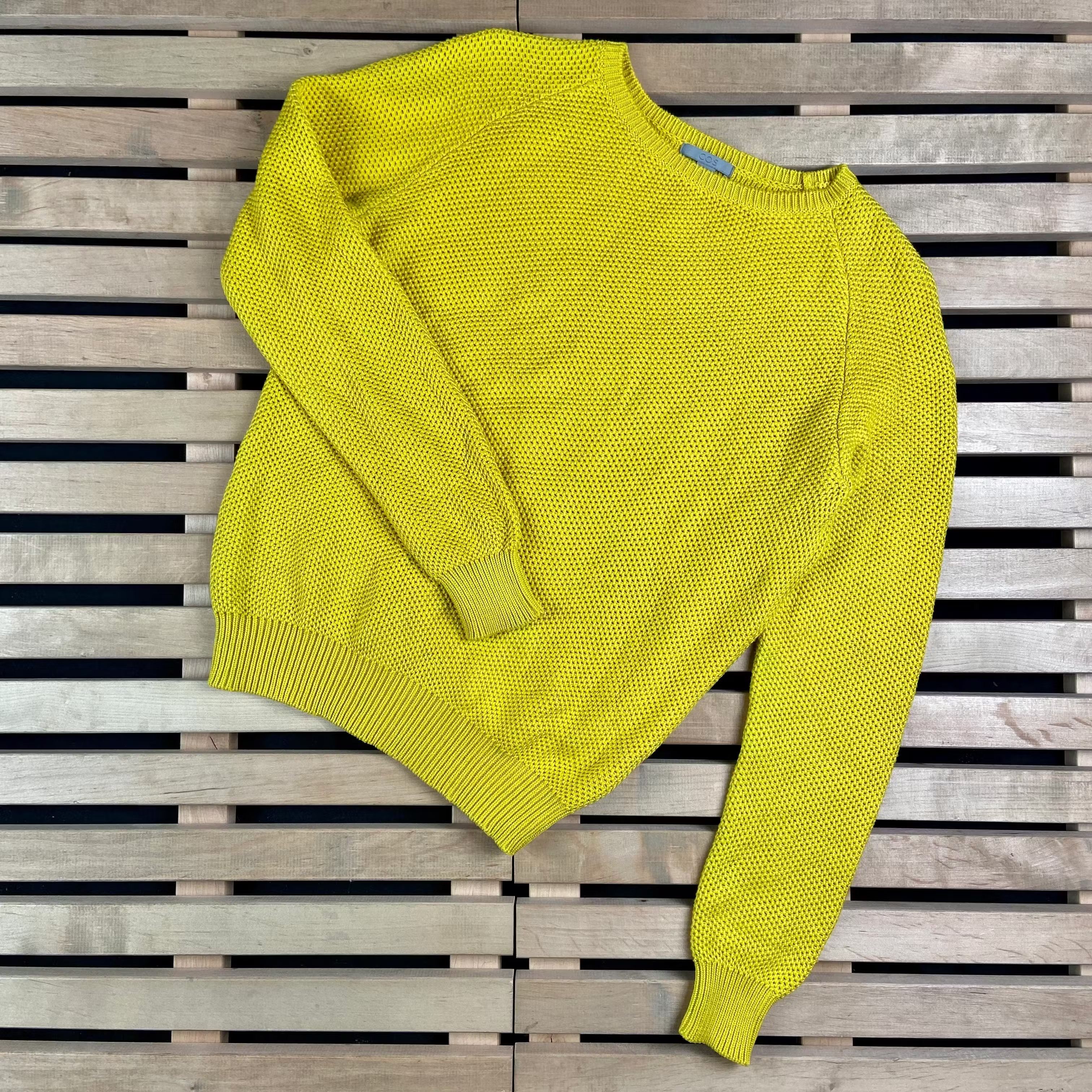 Cos Mens Sweatshirt Cos Size S Yellow Size US S / EU 44-46 / 1 - 1 Thumbnail