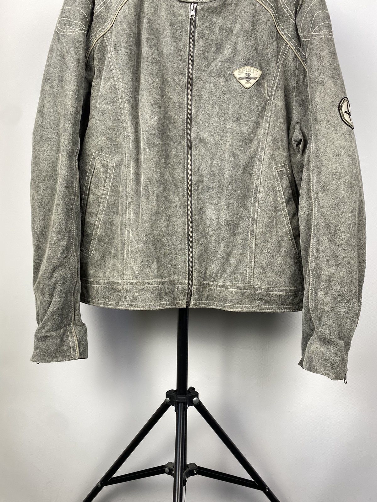Other 🔥SPIRIT MOTORS RACING TRUE LEATHER JACKET L-XL Size US L / EU 52-54 / 3 - 3 Thumbnail